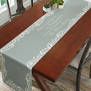Family Blessings Personalized Table Runner- 16