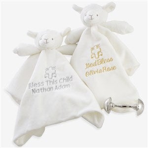 Christening Lamb Personalized Blankie - 20045
