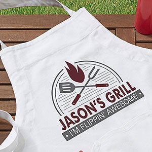 Personalized BBQ Apron - The Grill - 20134