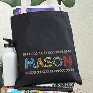Stencil Name Personalized Tote Bag For Boys - 20272