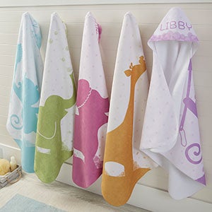 Baby Zoo Personalized Baby Hooded Towel - 20613