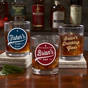 Brewing Co. Personalized Printed Whiskey Glass