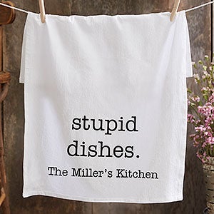 Kitchen Expressions Personalized Flour Sack Towel - 21364