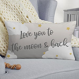 Beyond The Moon Personalized Lumbar Throw Pillow - 21486-LB