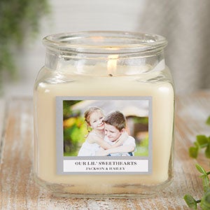 Picture Perfect Personalized 10 oz. Vanilla Candle Jar - 21918-10VB