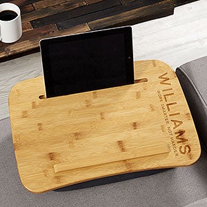 Bold Style Personalized Bamboo Lap Desk - 21938