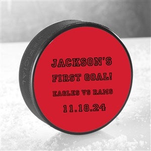My First Goal Personalized Official Hockey Puck - 22878