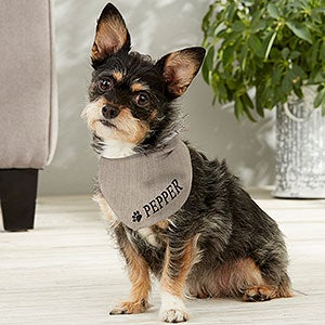 Happy Dog Personalized Dog Bandana- Small - 23055