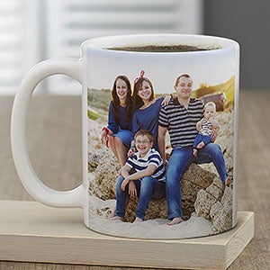 Family Photo Personalized White Coffee Mug - 23319-S