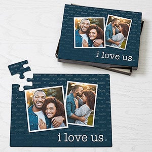 I Love Us Personalized 25 Piece Photo Puzzle - 23523-25