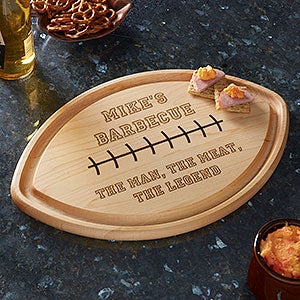 Write Your Own Personalized Football Shaped Cutting Board - 23817