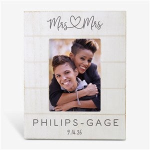 Infinite Love Personalized Wedding Shiplap Picture Frame- 5x7 Vertical - 24003-5x7V