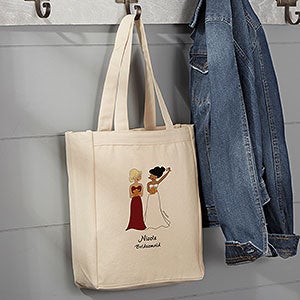 philoSophie's® Bridal Party Personalized Canvas Tote Bag- 14