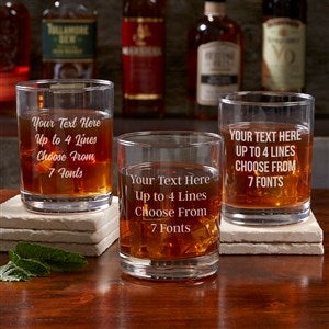 Write Your Own Engraved 14oz. Whiskey Glass - 24321-D