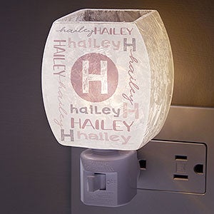 Youthful Name For Her Personalized Frosted Night Light - 24953