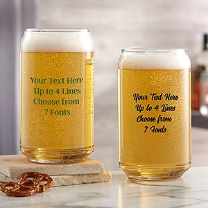 Write Your Own Custom Printed 16oz. Beer Can Glass - 24997-B