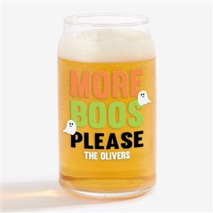 Let's Get Smashed Halloween Personalized 16oz. Beer Can Glass - 25063-B