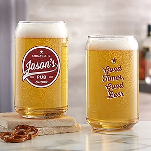 Brewing Co. Personalized 16oz. Printed Beer Can Glass - 25130-B