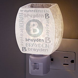 Youthful Name For Him Personalized Frosted Night Light - 25178