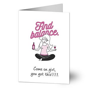 Find Balance Greeting Card by philoSophie's® - 25198