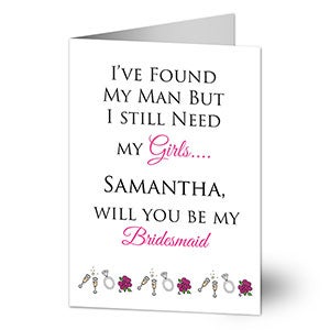 Will You Be Bridesmaid Greeting Card by philoSophie's® - 25200