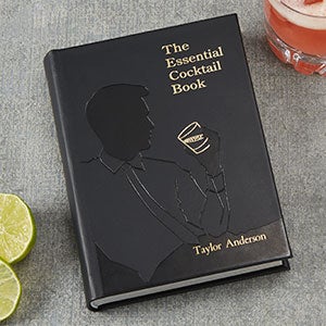 The Essential Personalized Leather Cocktail Book - 25352D