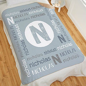 Youthful Name Personalized 60x80 Sherpa Blanket - 25421-SL