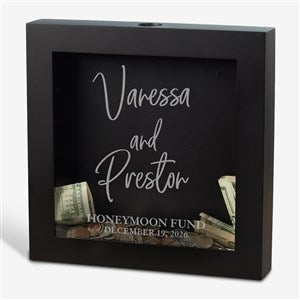 Honeymoon Fund Personalized Shadow Box - 25843
