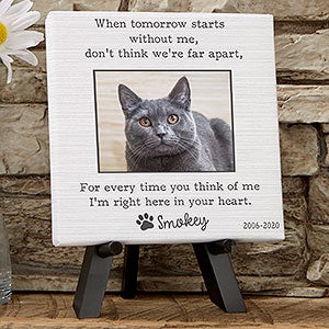 Pet Memorial Personalized Table-Top Canvas Print-8