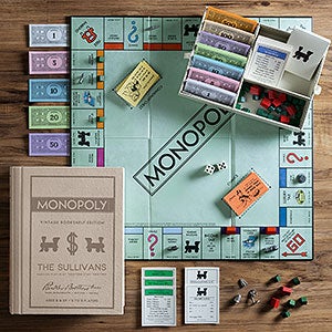 Monopoly® Personalized Vintage Bookshelf Edition Board Game - 26491