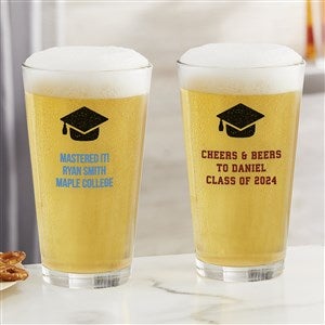 Choose Your Icon Personalized Graduation 16oz. Pint Glass - 26569-PG