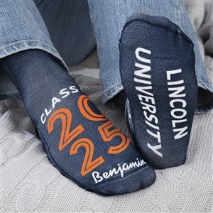 Graduating Class Of Personalized Adult Socks
