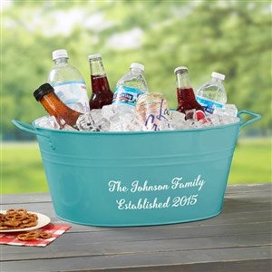 Write Your Own Personalized Beverage Tub-Teal - 26978-T