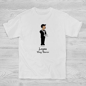 Ring Bearer philoSophie's® Personalized Hanes® Youth T-Shirt - 27237-YCT