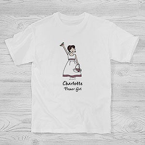 Flower Girl philoSophie's® Personalized Hanes® Youth T-Shirt - 27238-YCT