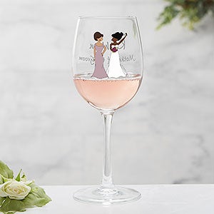 Bridal Party philoSophie's® Personalized White Wine Glass - 27239-W
