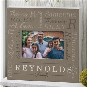 Family Is Everything Personalized Box Picture Frame-Horizontal - 27281-H