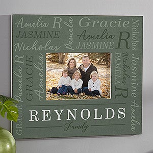 Family Is Everything Personalized Wall Frame- Horizontal - 27284-H