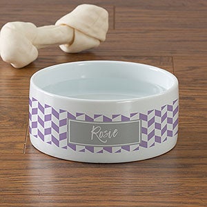 Pattern Play Personalized Dog Bowl- Small - 27286-S