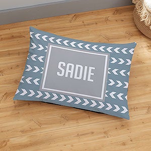 Pattern Play Personalized Dog Bed - 22x30 - 27303-S