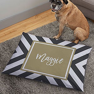 Pattern Play Personalized Dog Bed - 30x40 - 27303-L