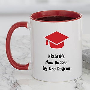 Choose Your Icon Personalized Graduation Coffee Mug 11 oz.- Red - 27306-R