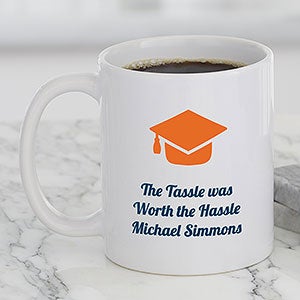 Choose Your Icon Personalized Graduation Coffee Mug 11 oz.- White - 27306-S