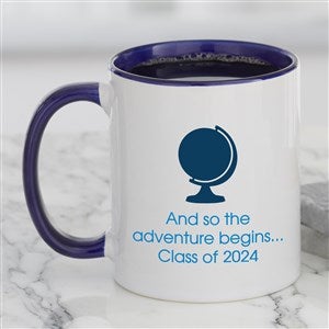 Choose Your Icon Personalized Graduation Coffee Mug 11 oz.- Blue - 27306-BL