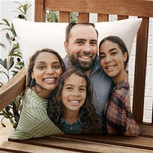 Photo Memories Personalized Outdoor Throw Pillow- 20”x20” - 27513-L