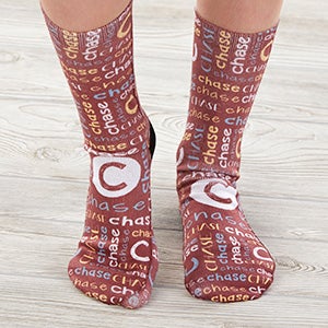 Youthful Name For Him Personalized Kids Socks - 27586
