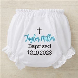 Christening Day Embroidered Diaper Cover - 28212
