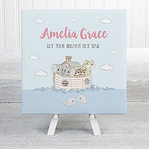 Precious Moments® Noah's Ark Personalized Baby Canvas Prints - 5.5