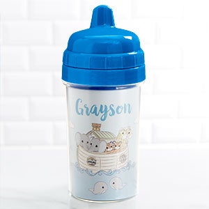 Precious Moments® Noah's Ark Personalized 10 oz. Sippy Cup- Blue - 28572-B