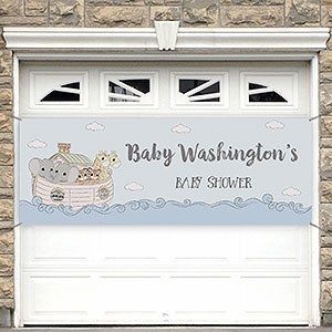 Precious Moments® Noah's Ark Personalized Baby Shower Banner - 45x108 - 28624-L